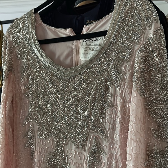 Fantasy of Sister Max Exclusively SAMAGH 💯 Silk Formal Vintage Sequined Dress 12 - Picture 11 of 16